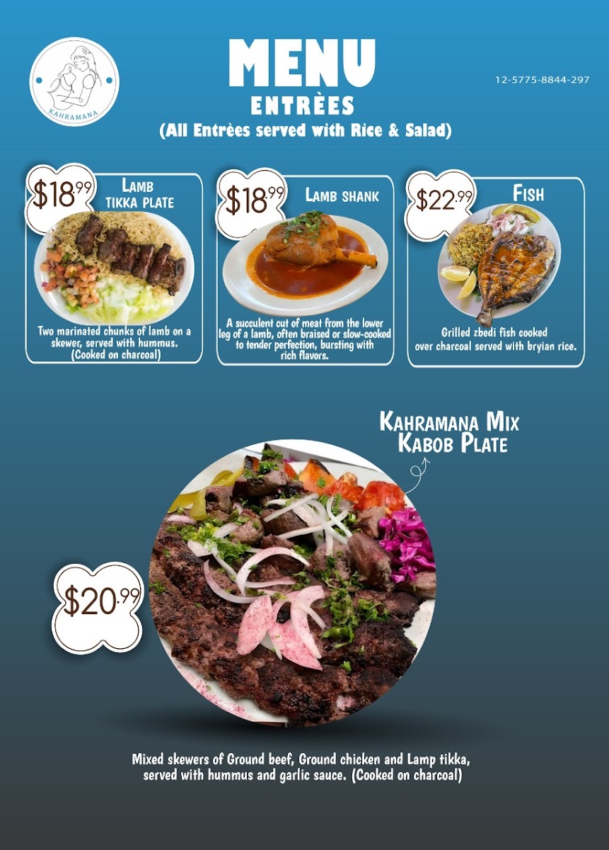 Kahramana Mediterranean Grill Menu - Image 4